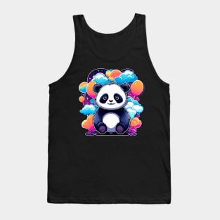 Panda Illustration Tank Top